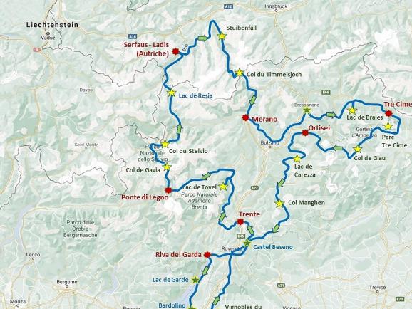 ITALIE / Nord / Voyages moto en liberté / Stelvio, Tyrols & Dolomites 